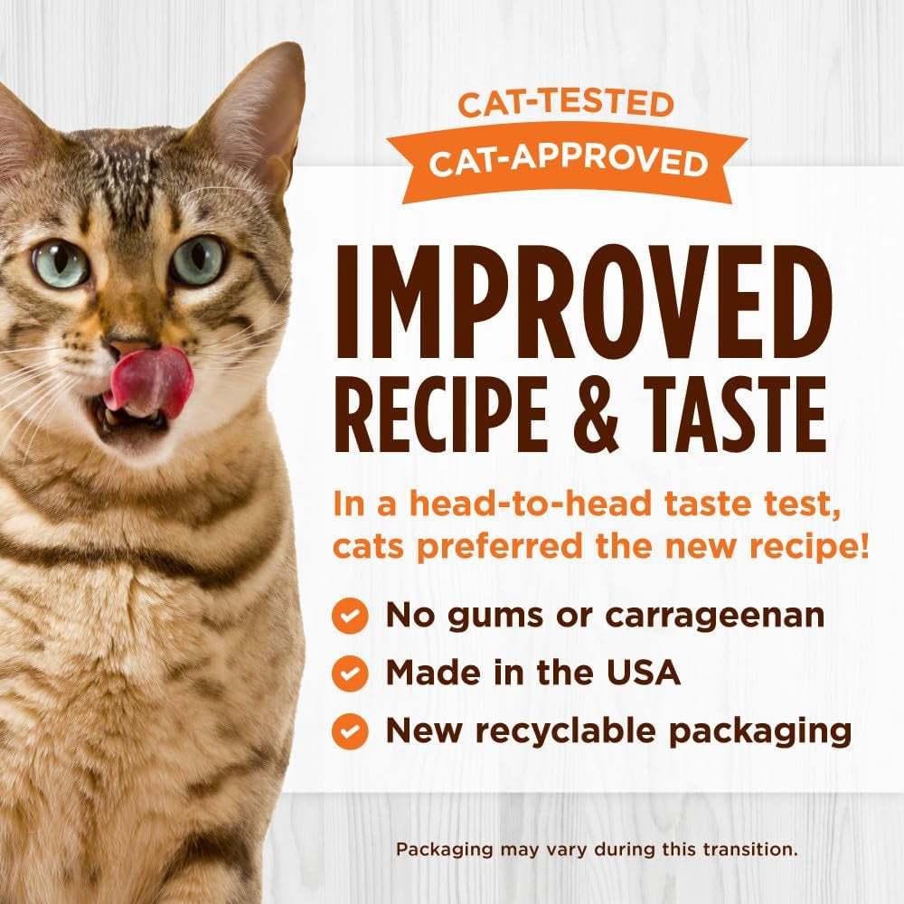 Grain Free Wet Cat Food Pate, Original Recipe Natural Canned Cat Food