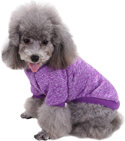 Pet Dog Sweater Warm Dog Pajamas Soft Cat Sweater Puppy Clothes Small Dogs Sweater Winter Doggie Sweatshirt