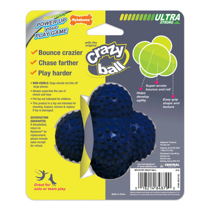 Power Play Ball for Dogs Crazy Ball Large/Giant - up to 50 Lbs. (1 Count)